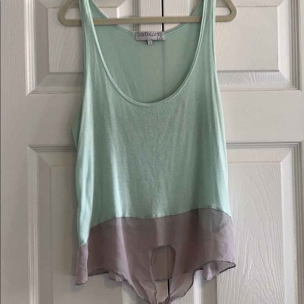 Tie detail tank top